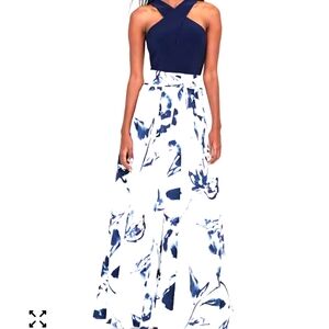 LAUREN RALPH LAUREN Womens Floral Print Ballgown Dress 14